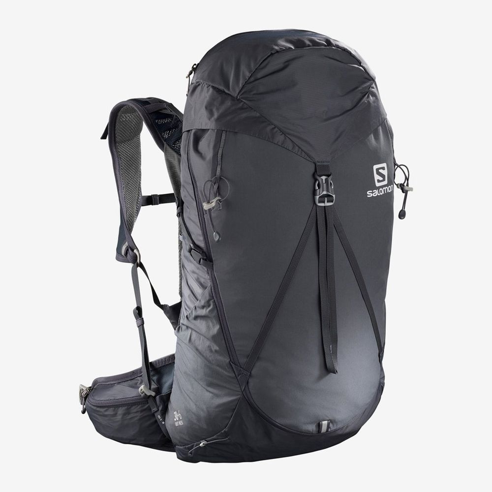 Salomon Israel OUT WEEK 38+6 - Mens Backpacks - Black (ONTB-28057)